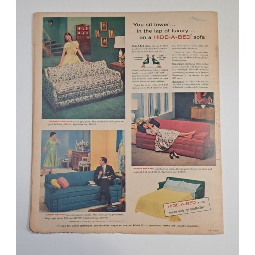 This Week Magazine Minneapolis Sunday Tribune 6/3/56 Marisa Pavan Gregory Peck - Picture 7 of 7